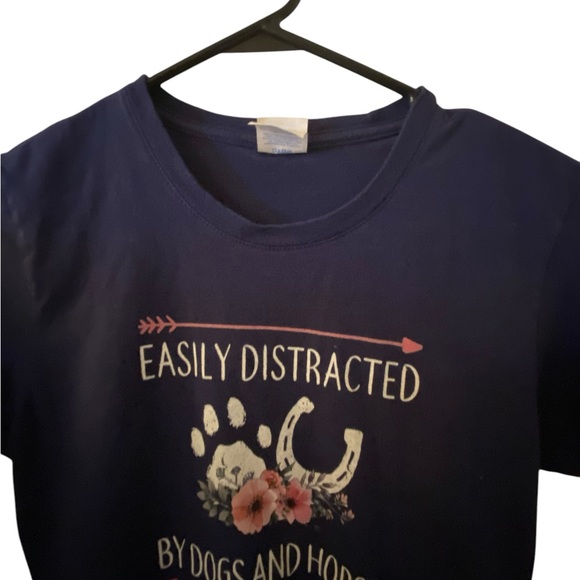 Port and Company Blue Short Sleeve Tee - Picture 3 of 5